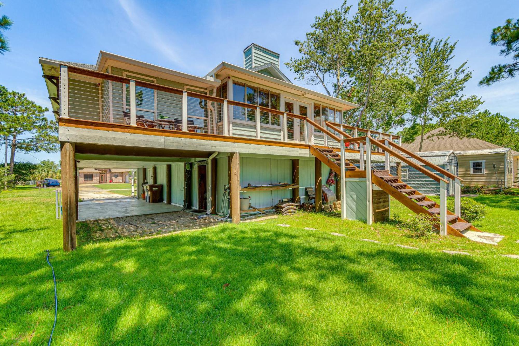 Waterfront Florida Vacation Rental With Boat Dock Milton Exterior photo